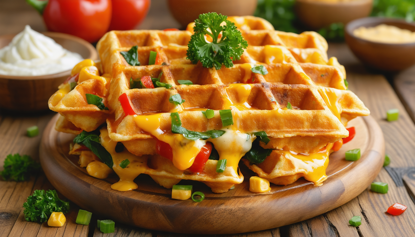 découvrez notre recette savoureuse et originale de gaufres salées aux légumes et fromage, parfaite pour un repas gourmand et équilibré.
