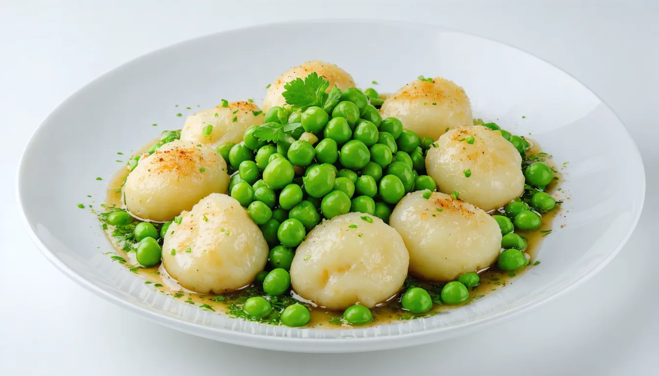 découvrez une recette simple et gourmande de gnocchis légers aux éclats de petits pois, parfaite pour un repas savoureux et facile à préparer.