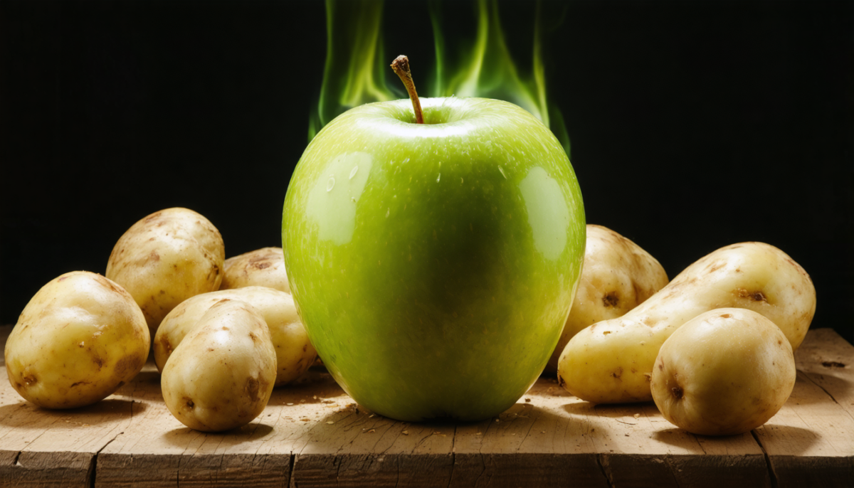 découvrez comment un fruit méconnu, placé parmi les pommes de terre, peut efficacement stopper leur germination et prolonger leur conservation.
