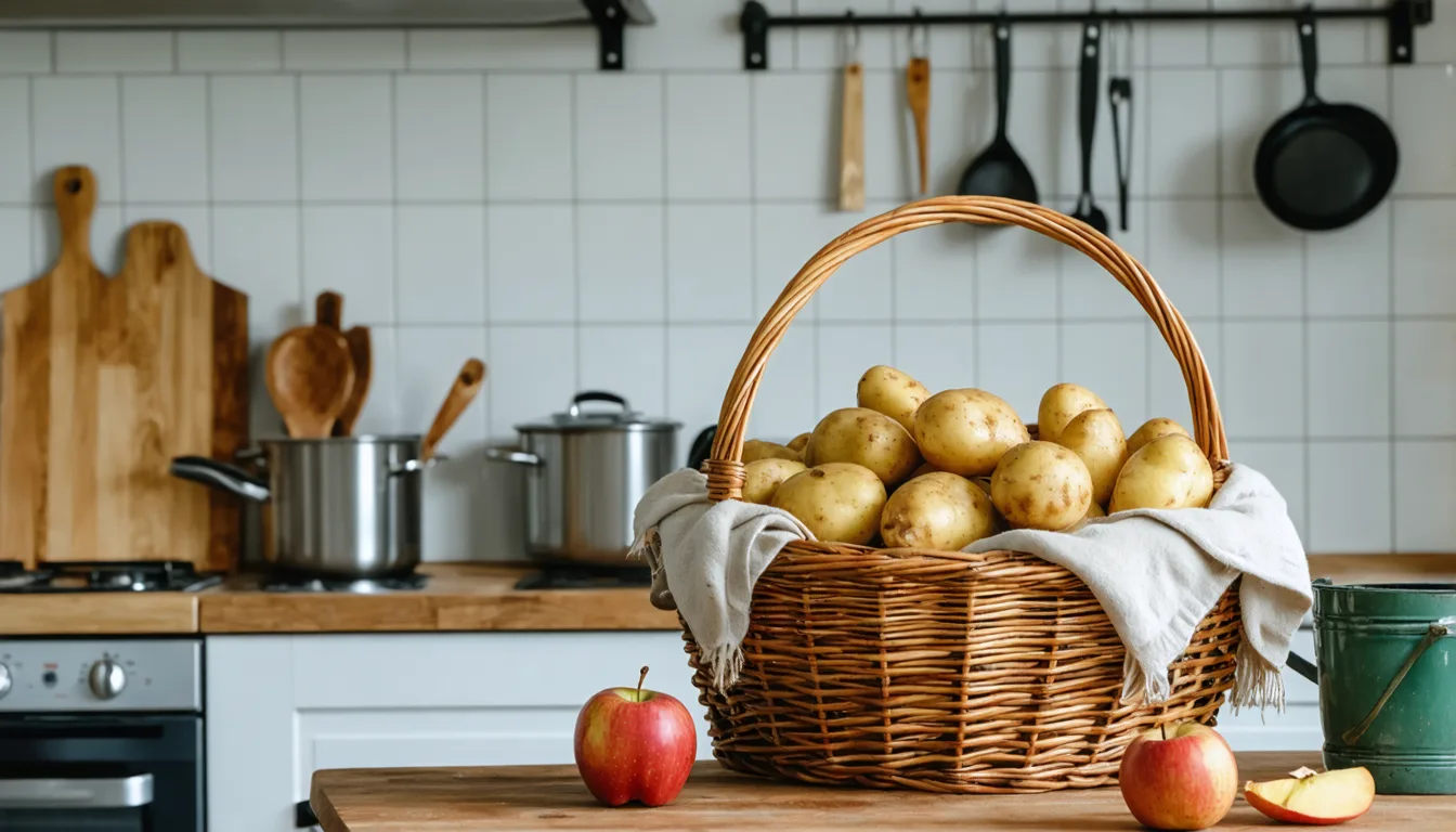 découvrez le secret méconnu d'un simple fruit qui, placé parmi les pommes de terre, empêche efficacement leur germination et prolonge leur conservation.