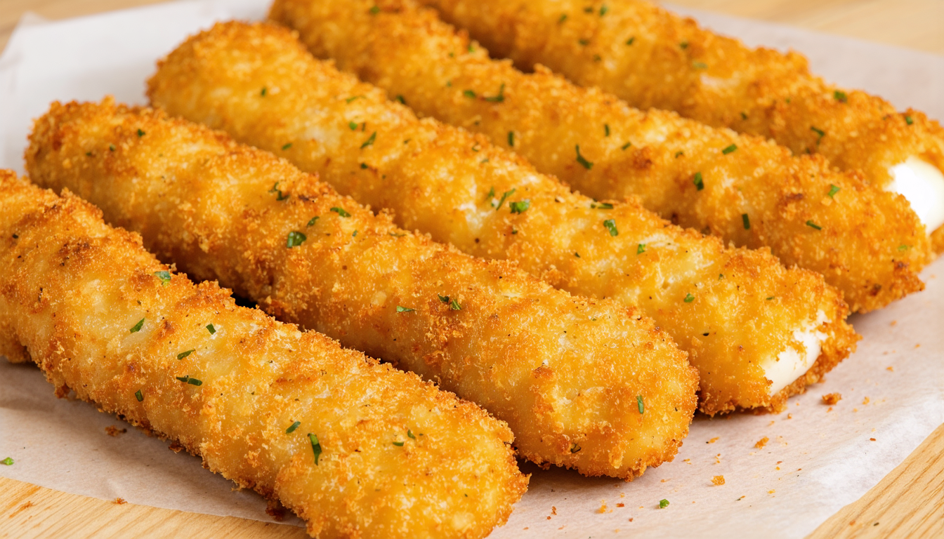 découvrez notre recette facile et rapide de mozzarella sticks pour un cœur fondant et une croûte croustillante à souhait, idéale pour un apéritif gourmand.