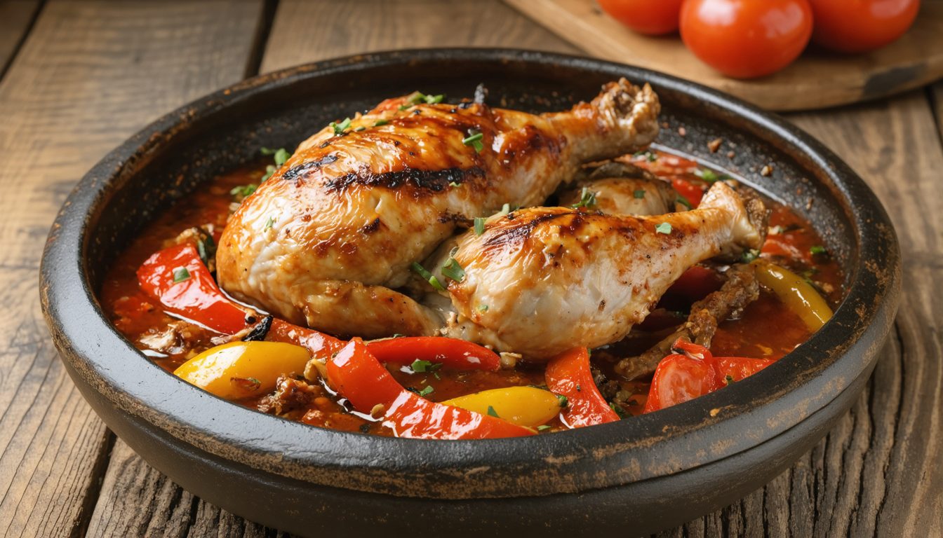 découvrez notre recette rapide de poulet basquaise au thermomix, un plat savoureux et facile à préparer en seulement 20 minutes pour un repas délicieux en toute simplicité.