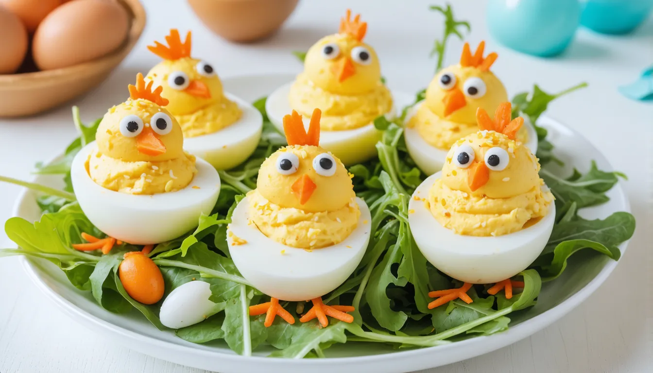 découvrez une recette gourmande et originale pour pâques : les œufs mimosa au fromage frais, parfaits pour régaler petits et grands avec des poussins savoureux et colorés.