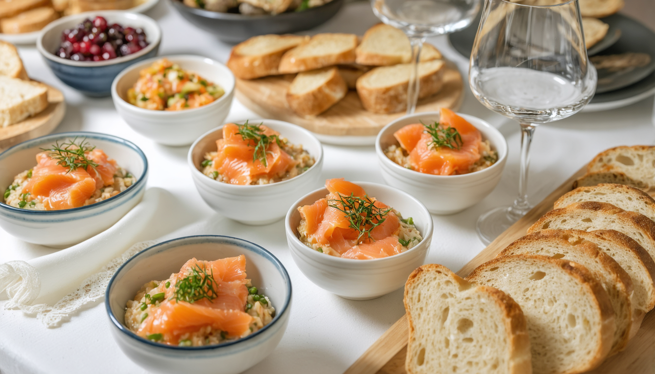 découvrez notre recette simple et délicieuse de rillettes de saumon et fromage frais, parfaite pour un apéritif gourmand et rapide à préparer.