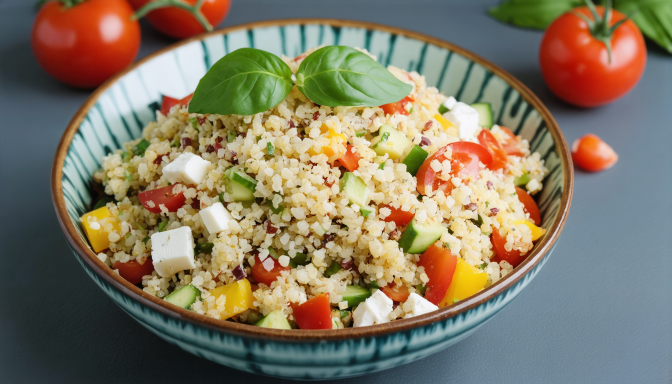 découvrez notre recette rapide de salade estivale de quinoa, saine et équilibrée, prête en seulement 15 minutes pour un repas frais et gourmand.