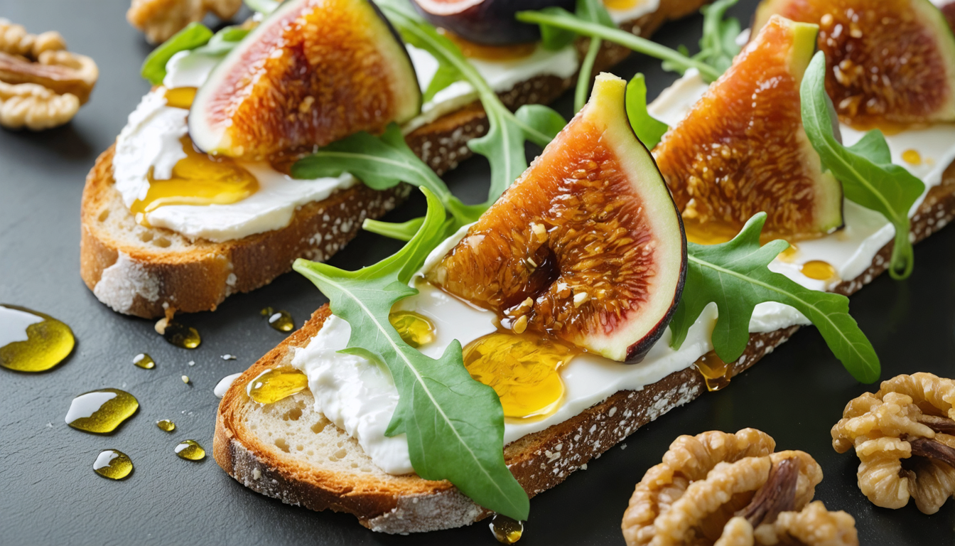 découvrez la recette incontournable des tartines gourmandes aux figues, miel et fromage frais, une délicieuse combinaison sucrée-salée à savourer à tout moment.