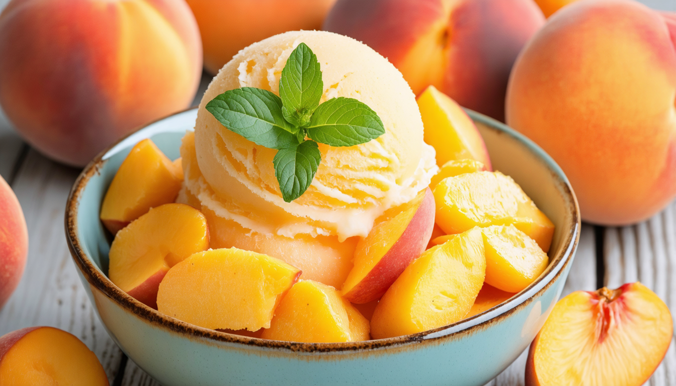 découvrez notre recette facile de sorbet léger à la pêche sans sorbetière, parfait pour un été gourmand et rafraîchissant en toute simplicité.