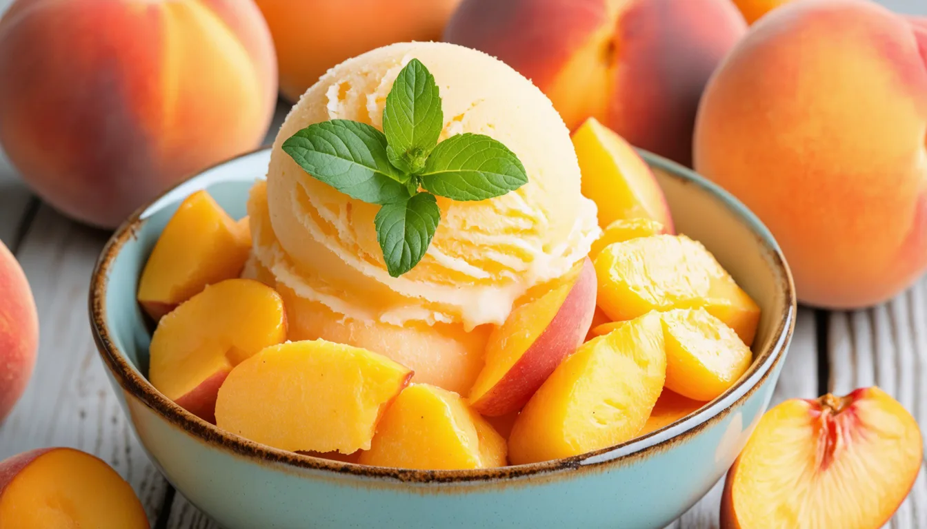 découvrez notre recette facile de sorbet léger à la pêche sans sorbetière, parfait pour un été gourmand et rafraîchissant en toute simplicité.