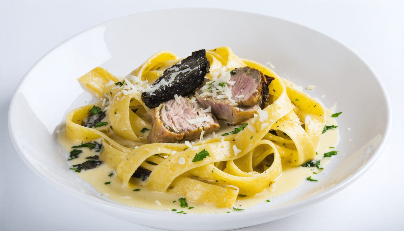 découvrez notre recette de tagliatelles au foie gras, un plat raffiné et savoureux parfait pour sublimer vos repas de fête.