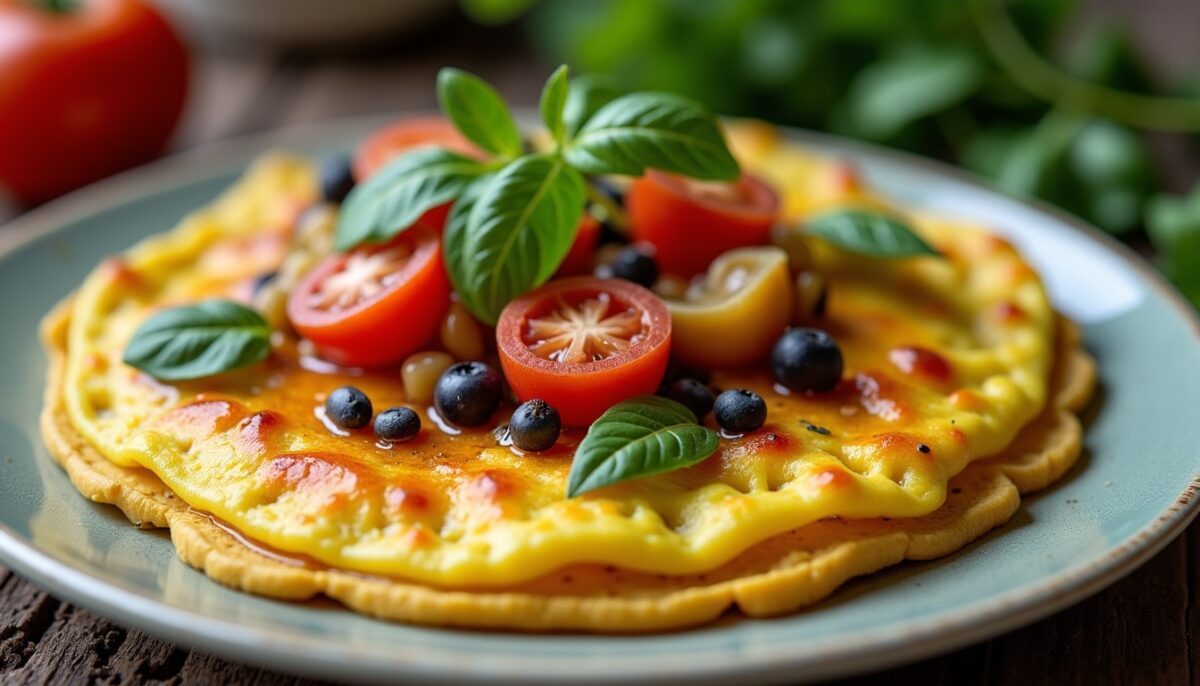 Omelette légère aux légumes d'été : savourez une ratatouille gourmande et rapide