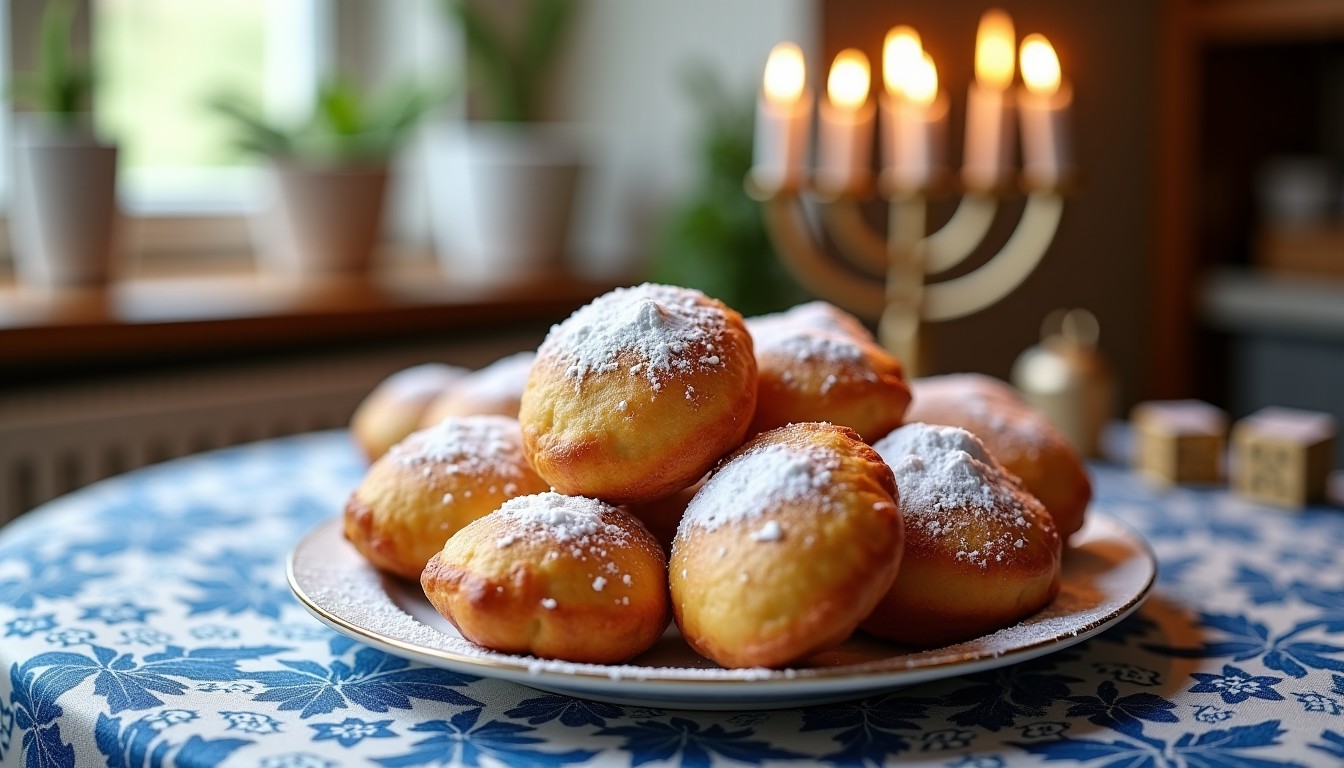 Délicieux beignets moelleux pour célébrer Hanouka : la recette parfaite