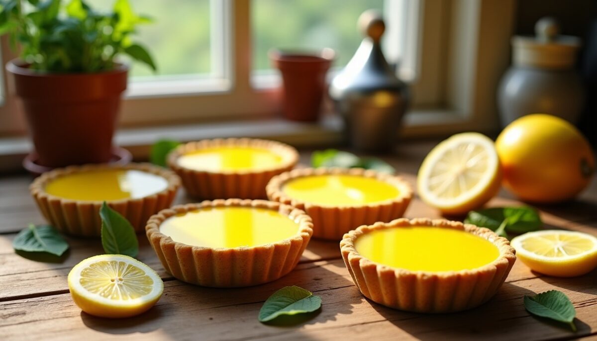 Délices acidulés : Nos tartelettes au lemon curd maison, légères et irrésistibles