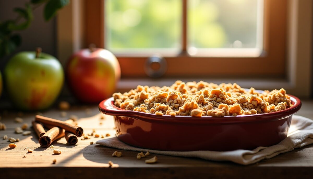Délice québécois : recette simple et gourmande de croustade légère aux pommes
