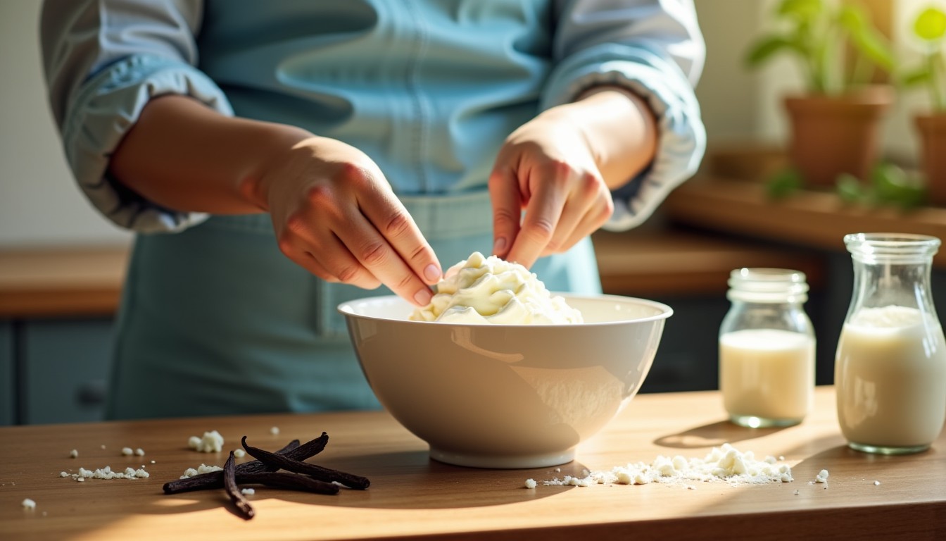 Recette facile : préparez une délicieuse glace à la vanille maison sans utiliser de sorbetière