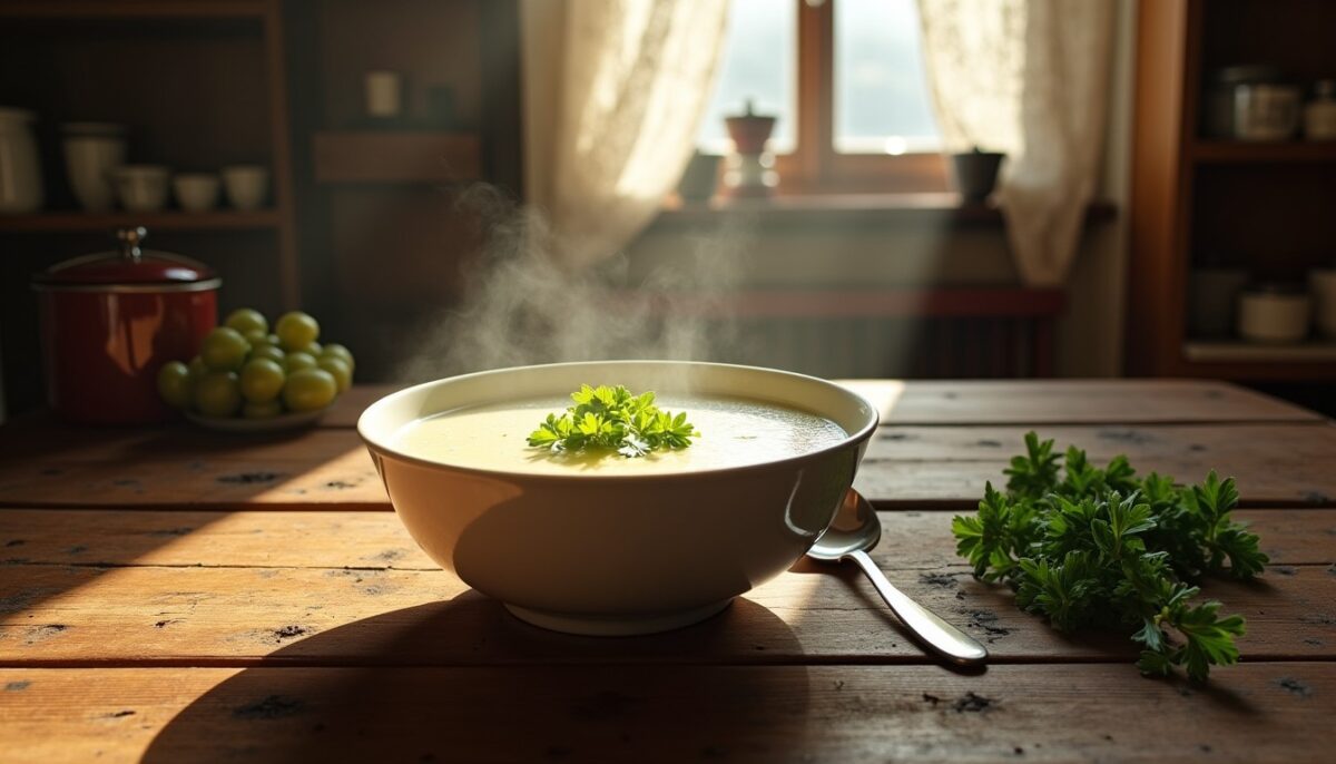 Soupe légère à la farine : une recette suisse simple et savoureuse