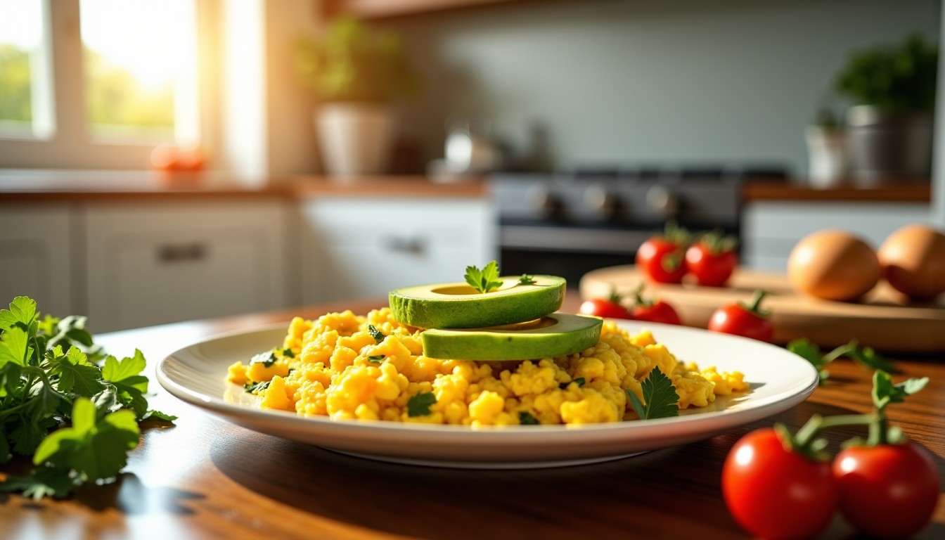 Œufs brouillés à la californienne : une recette gourmande et irrésistible