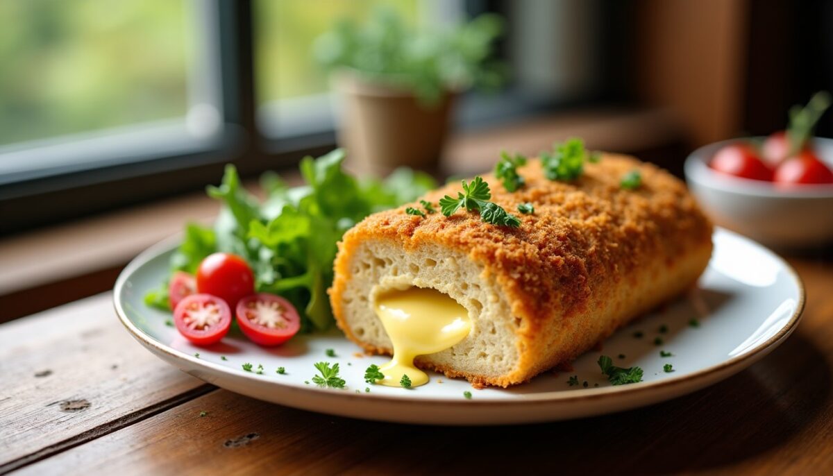 Délicieux cordon bleu au camembert : une recette simple et savoureuse à essayer !