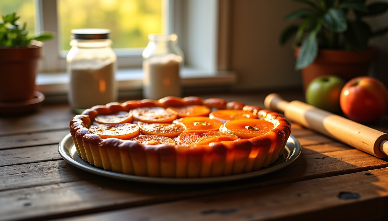 Délicieuse Tarte Tatin allégée aux nectarines : une recette simple et gourmande