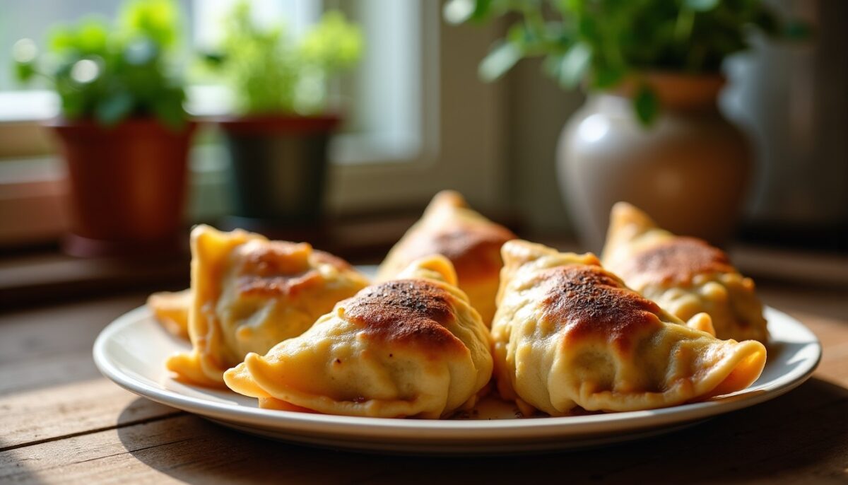 Délicieux samoussas au fromage frais et girolles : une recette savoureuse à tester