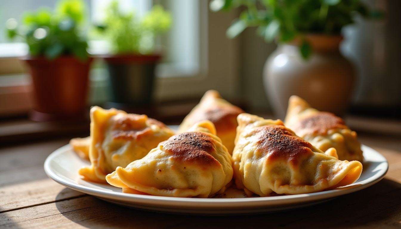 Délicieux samoussas au fromage frais et girolles : une recette savoureuse à tester