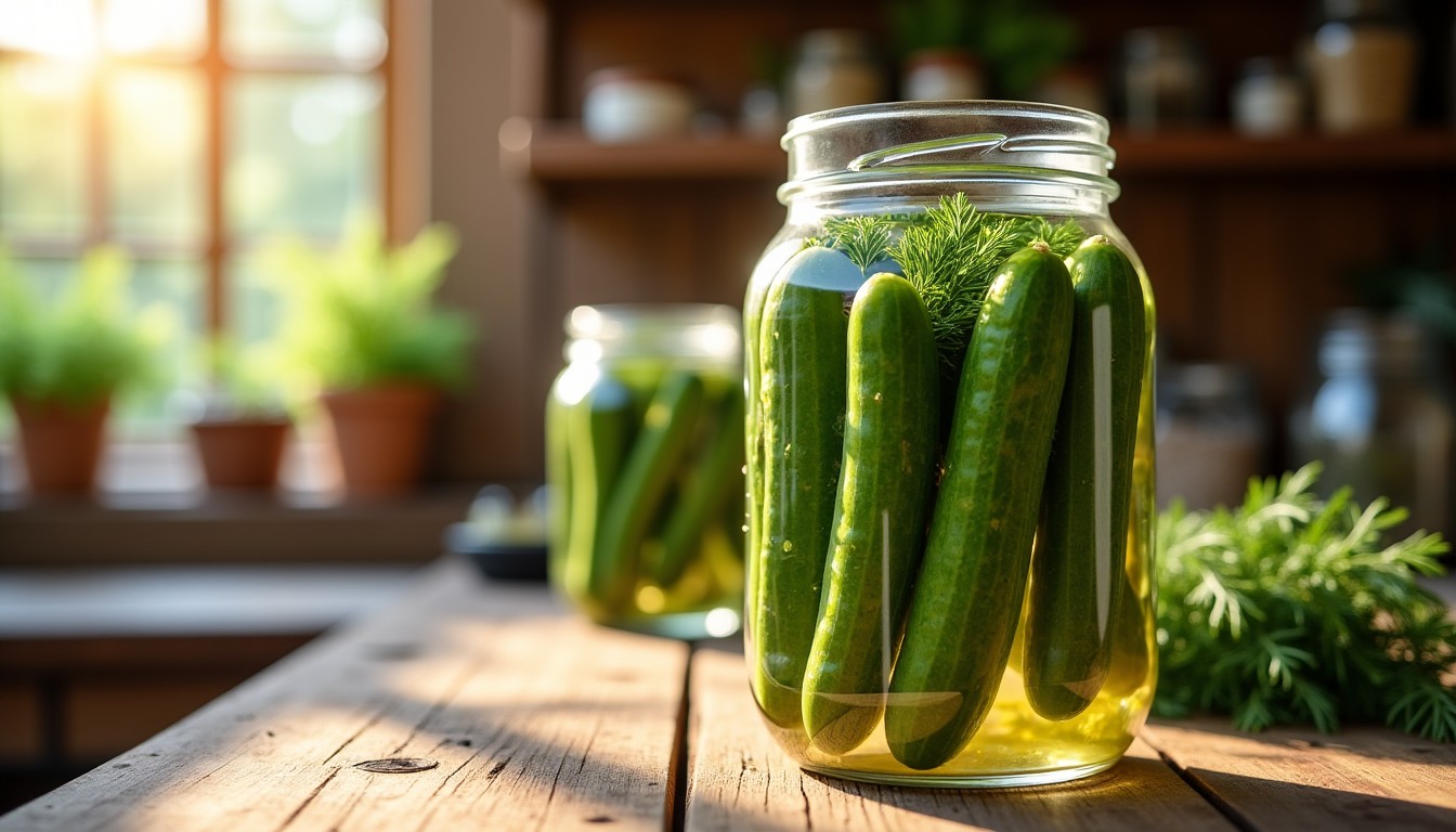 Le secret méconnu pour des cornichons maison croquants et délicieux tout l'été