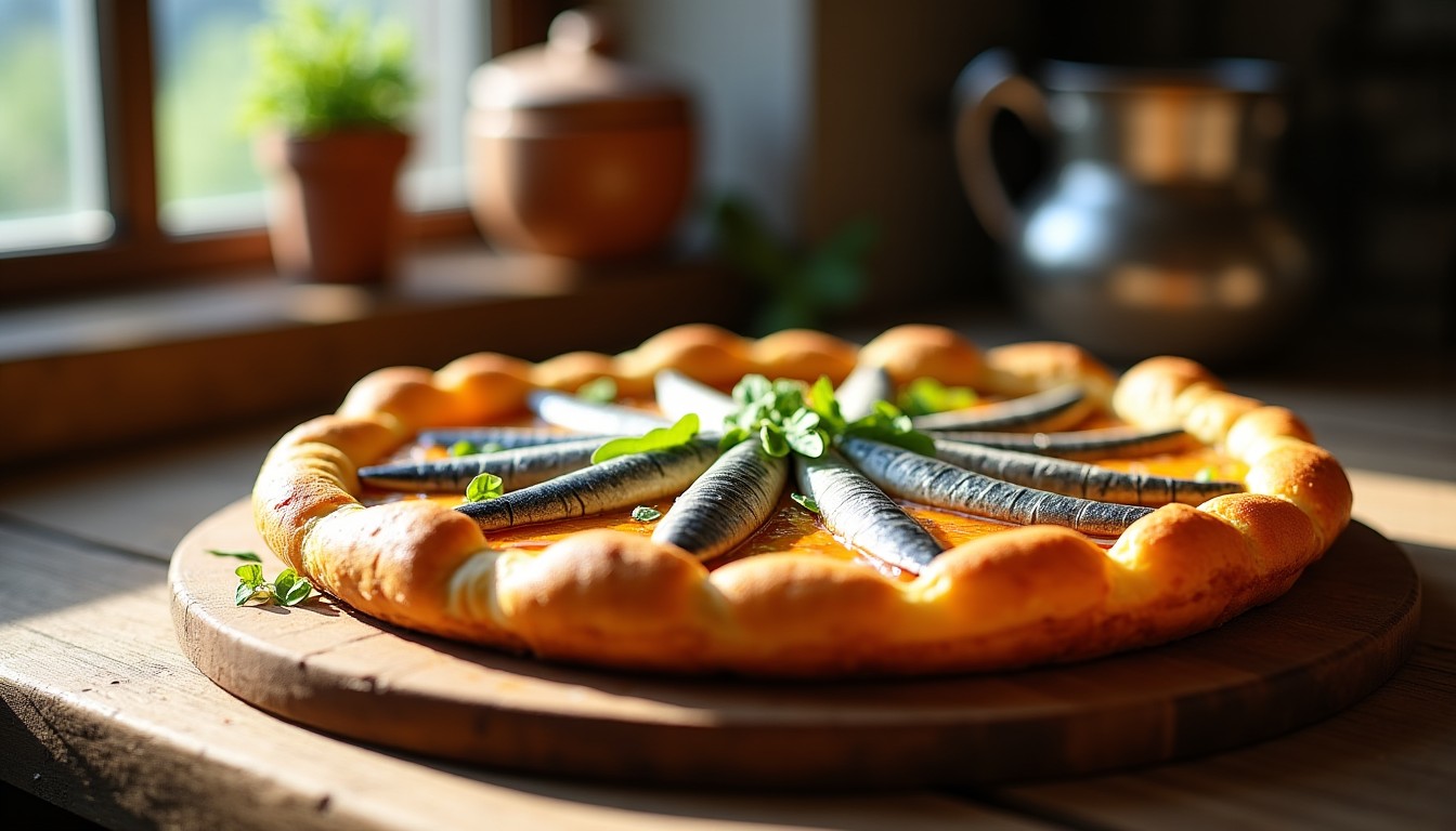 Délice du Pays Basque : Tarte aux Sardines Fraîches et Fromage de Brebis