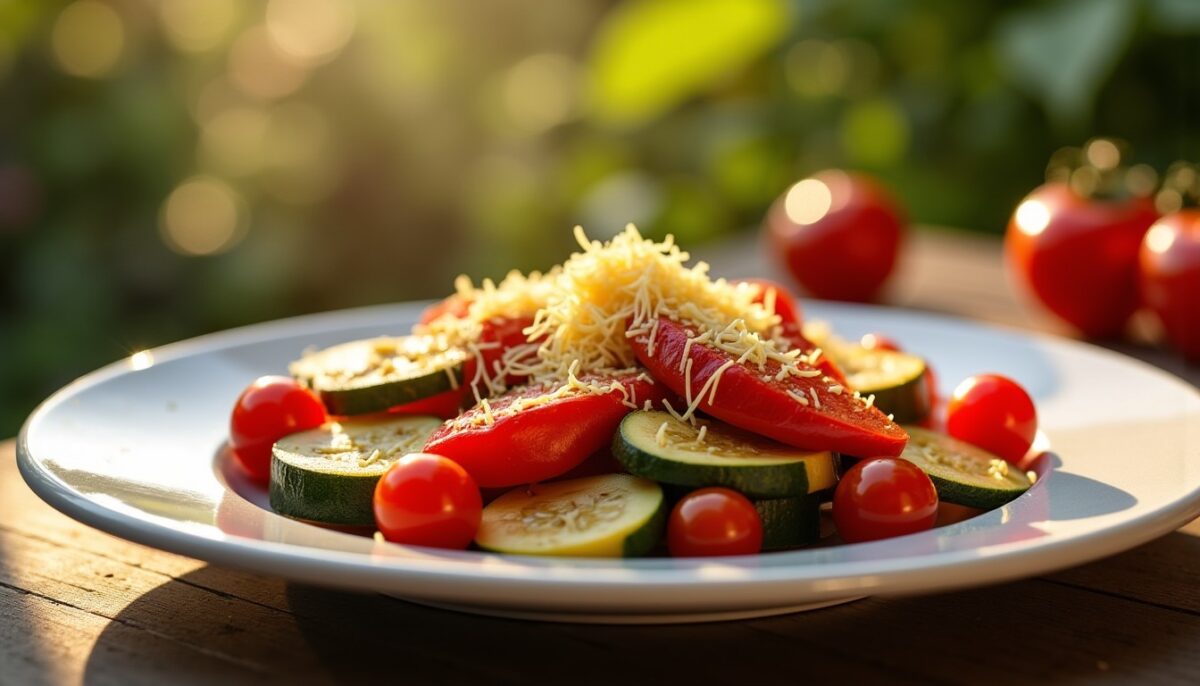 Délice Croquant : Légumes Fondants au Parmesan pour une Recette Saine et Gourmande