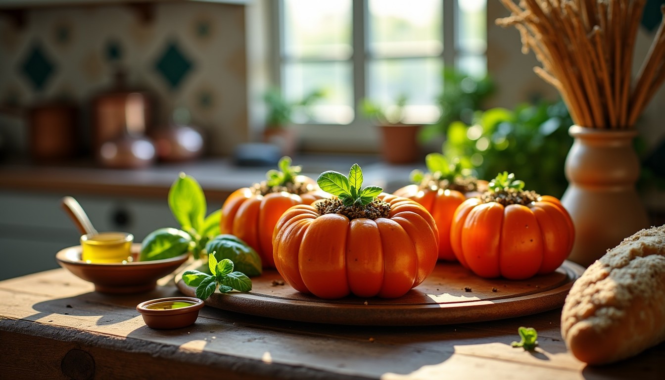 Potimarrons farcis à l’italienne : un délice gourmand aux saveurs du Sud