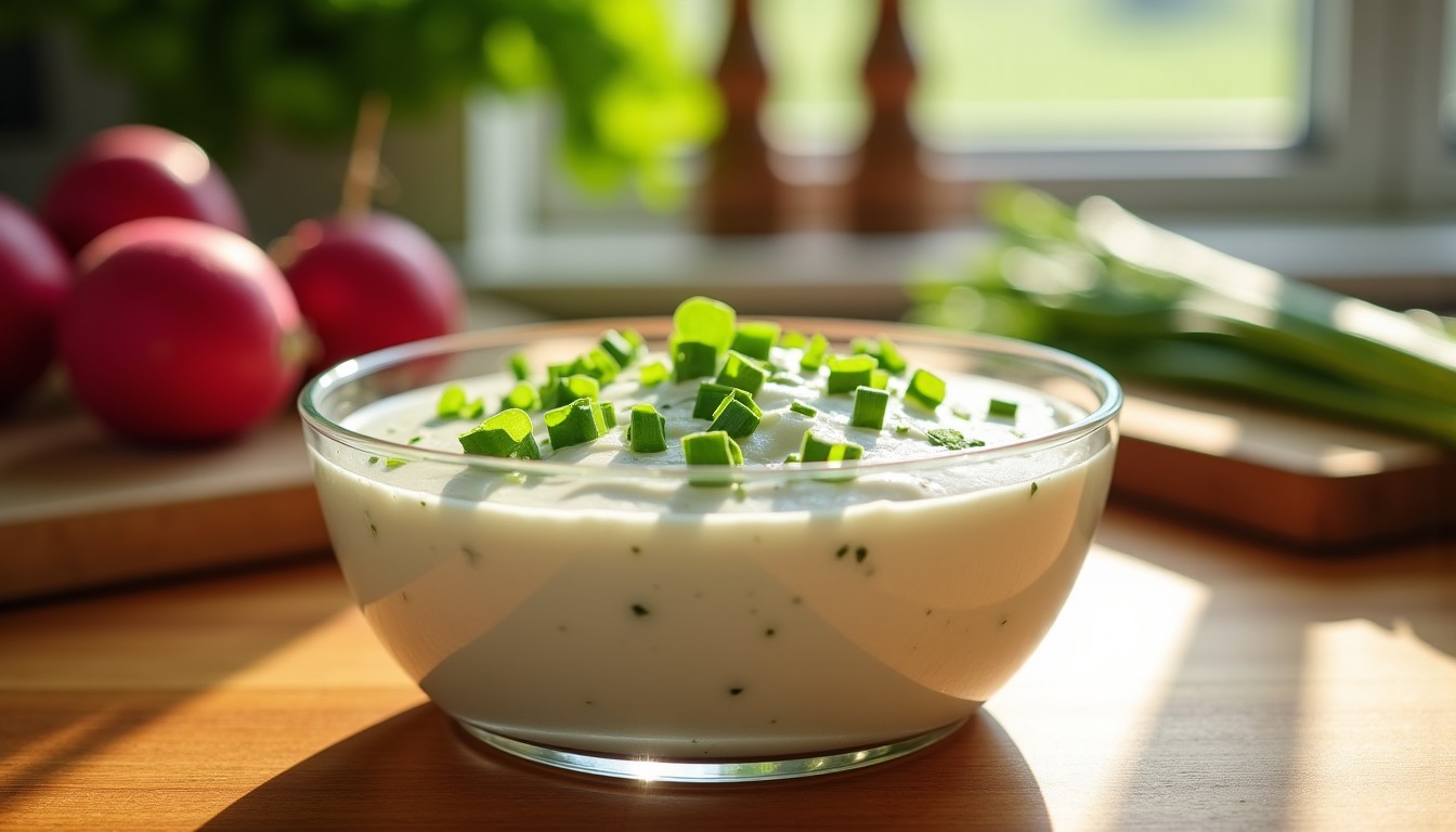 Délicieuse mousse aérienne de radis à la ciboulette : une recette simple et savoureuse à découvrir