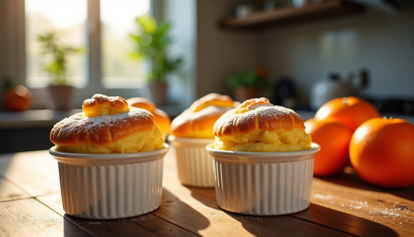 Délicieux soufflés à l’orange : une recette légère et savoureuse