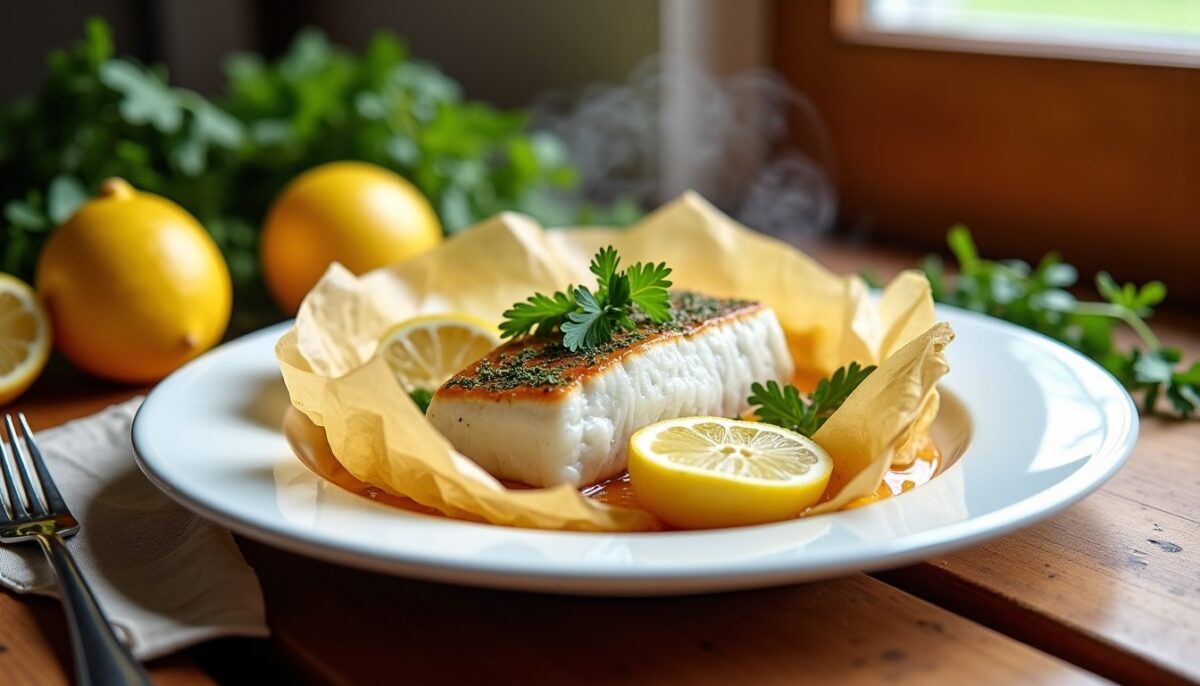 Délicieuse papillote de cabillaud : une recette légère et savoureuse