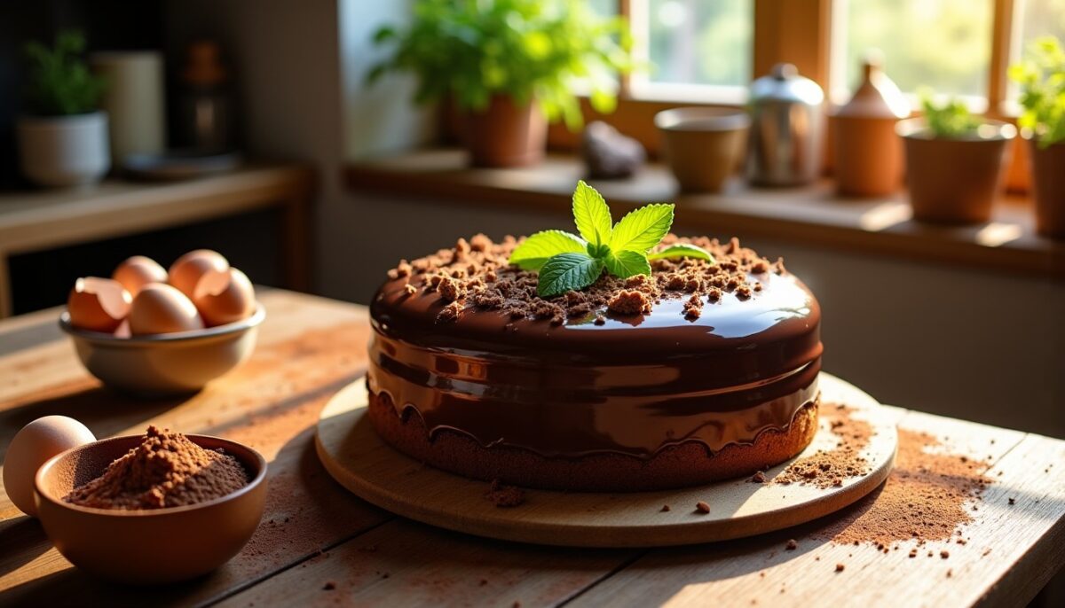 Préparez un gâteau au chocolat exquis en seulement 10 minutes !