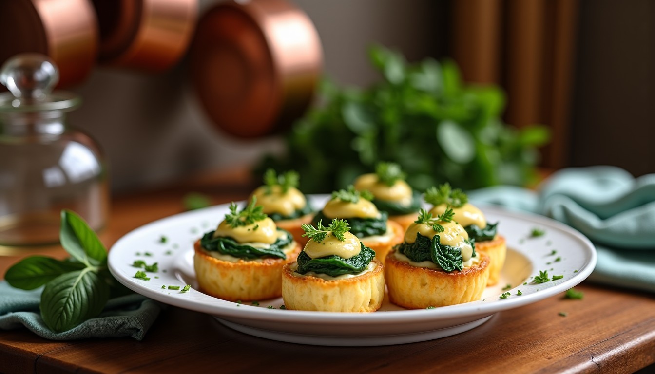 Délicieuses paupiettes garnies de maroilles fondant et d'épinards frais