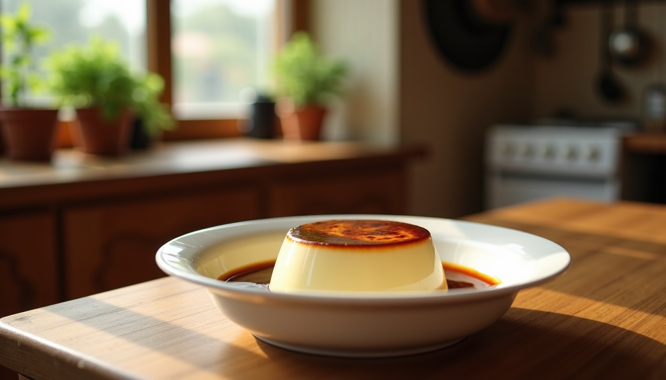 Flans légers au café façon Dukan, prêts en un éclair au micro-ondes