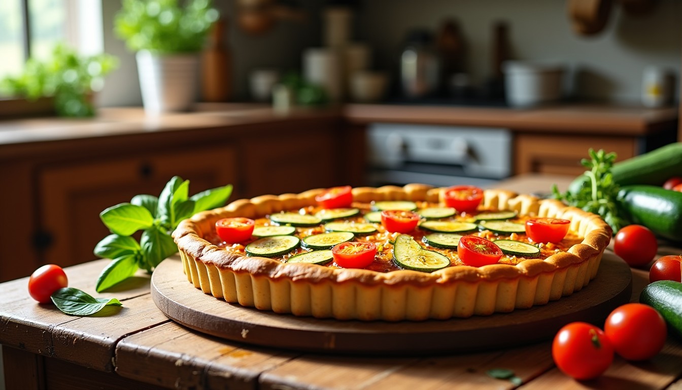 Délicieuse tarte aux légumes et fromage : une recette simple à savourer