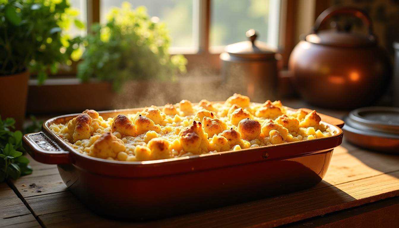 Délicieux chou-fleur gratiné à la béchamel onctueuse : la recette familiale incontournable