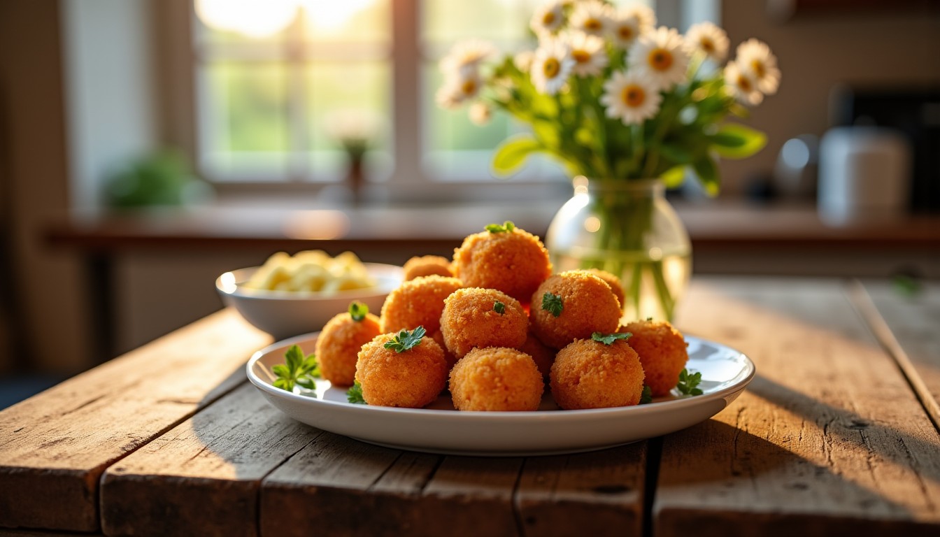 Délicieuses croquettes légères au surimi et Carré Frais : une recette simple et saine à découvrir