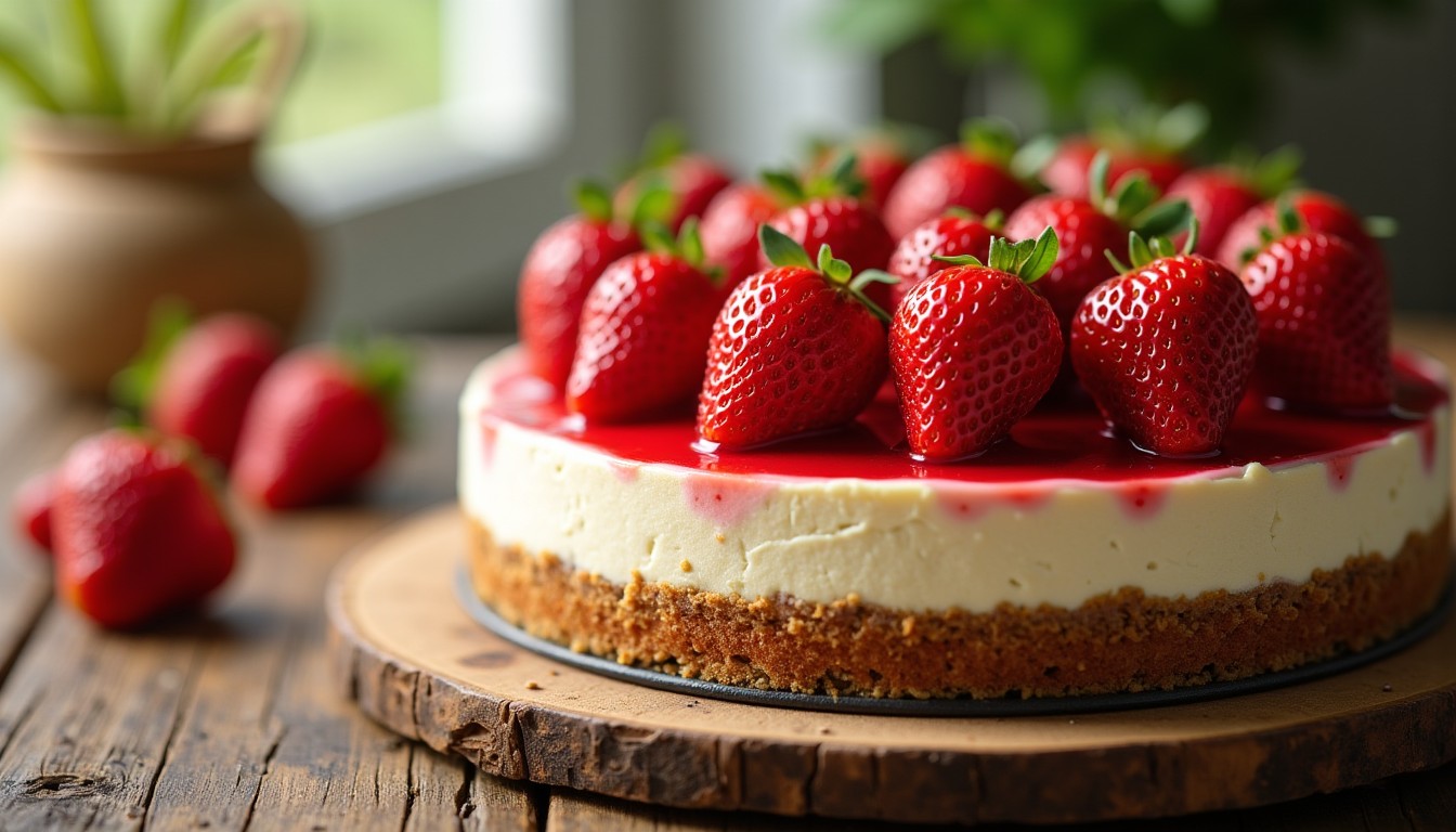 Délicieux Cheesecake Fraise et Fromage Frais : La Recette Incontournable