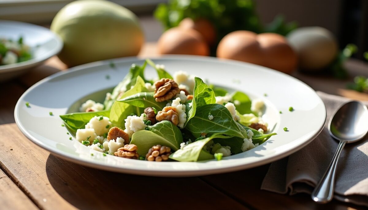 Découvrez la recette gourmande de la salade d’endives au roquefort et aux noix