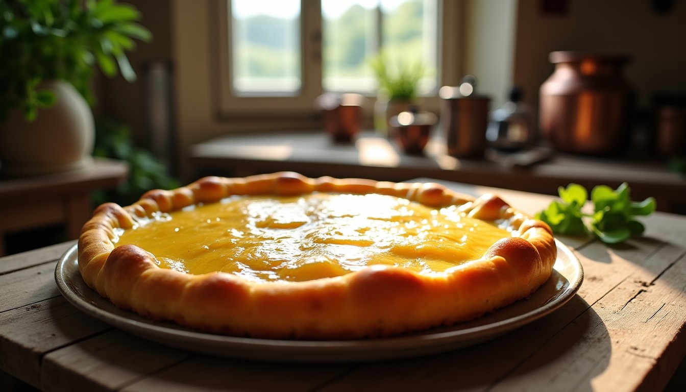 Découvrez la recette gourmande de la tarte au Morbier, un délice savoyard à savourer