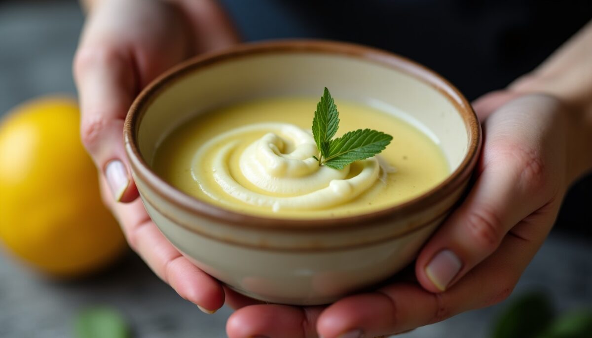 Délectez-vous d'une sauce citronnée onctueuse au fromage frais : la recette incontournable