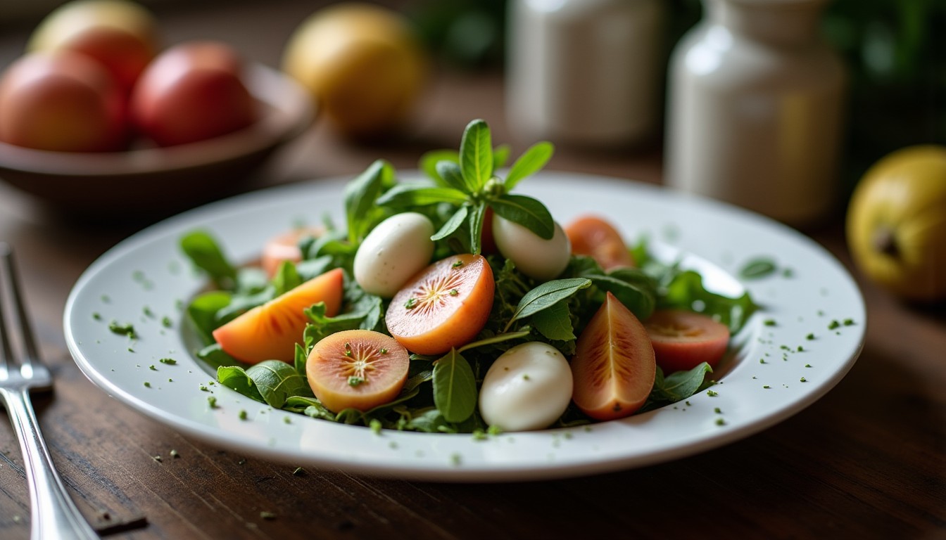 Salade fraîcheur aux figues et mozzarella : une recette minceur gourmande
