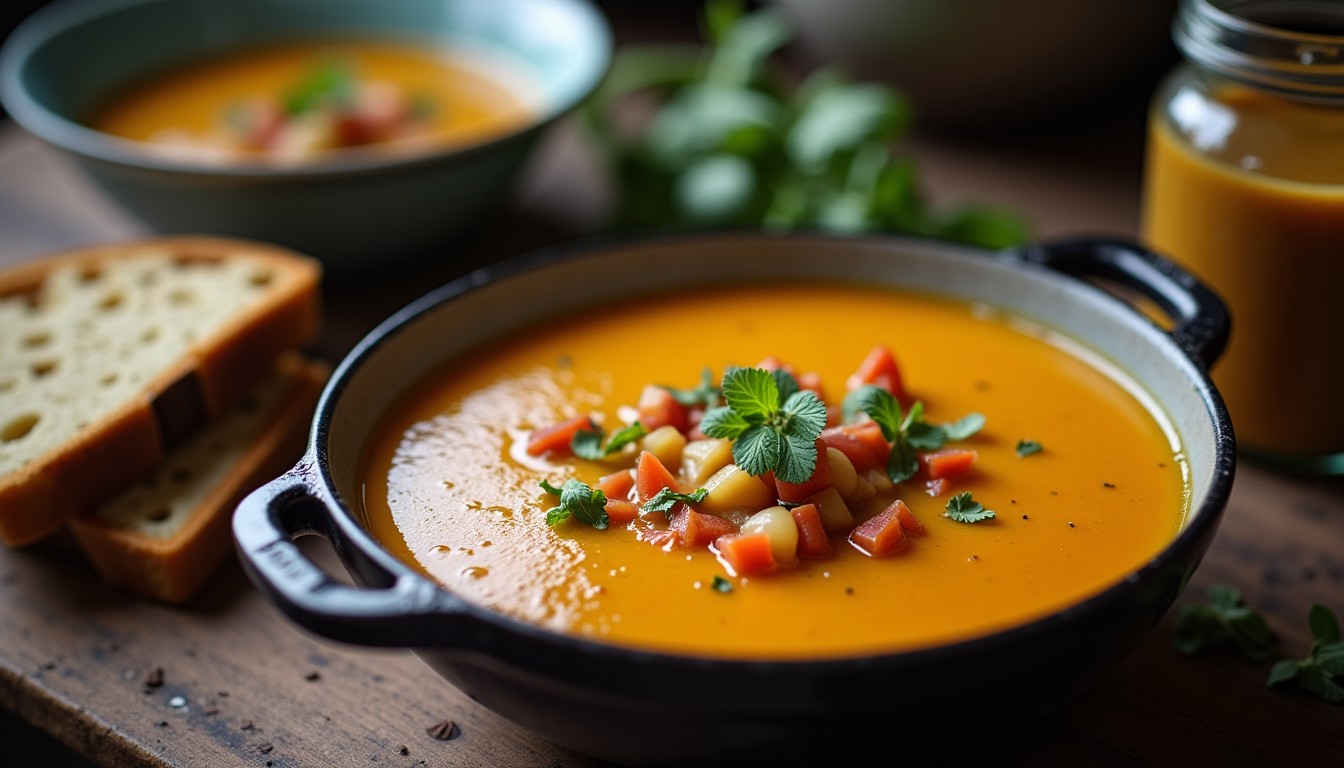 Découvrez la recette incontournable de la soupe au potiron qui va vous séduire