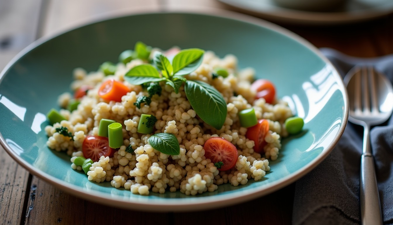 Quinoa et fromage bleu : une salade pleine de saveurs à déguster