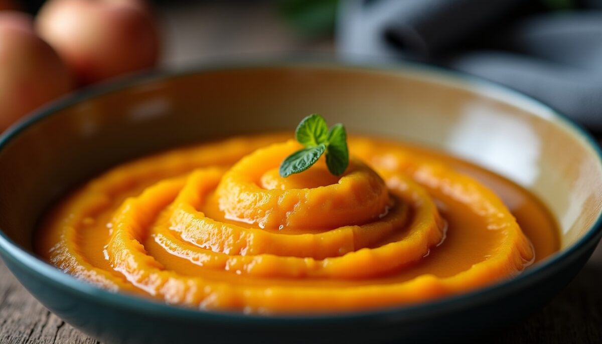 Délice onctueux : purée maison alliant pommes de terre et butternut