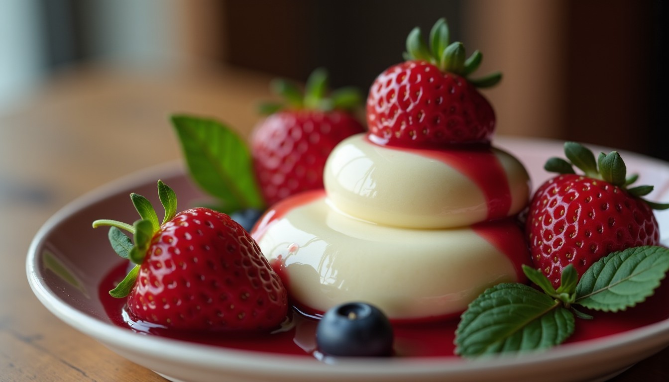 Délicieuse mousse légère au mascarpone et son coulis de fruits rouges frais