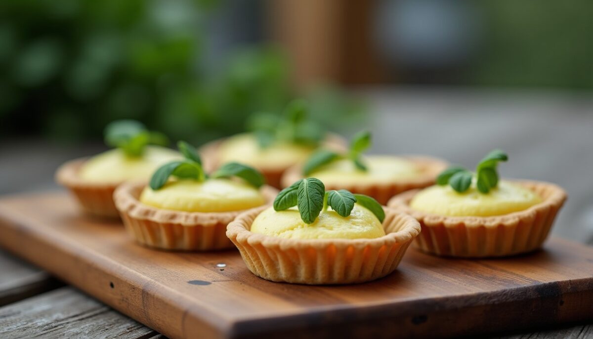Délicieuses tartelettes au fromage frais et fines herbes : la recette parfaite pour un moment gourmand