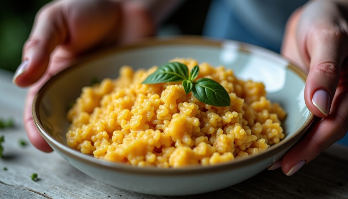 Délice onctueux : recette facile de risotto au fromage de brebis