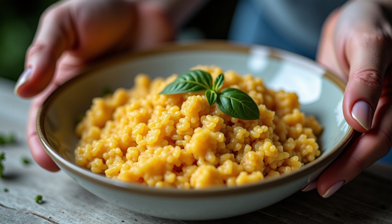 Délice onctueux : recette facile de risotto au fromage de brebis