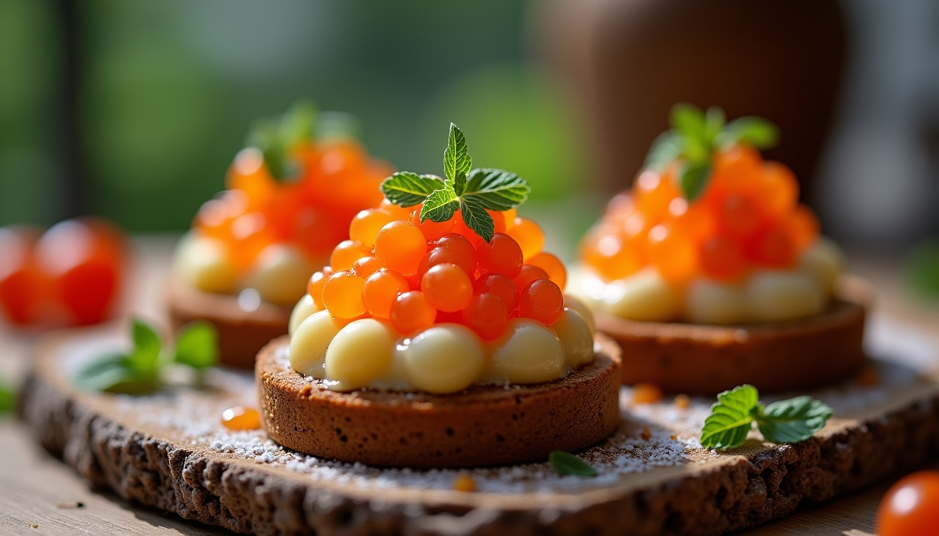 Délices sur Tartine : Caviar d’Aubergine et Fromage Fondant pour une Explosion de Saveurs